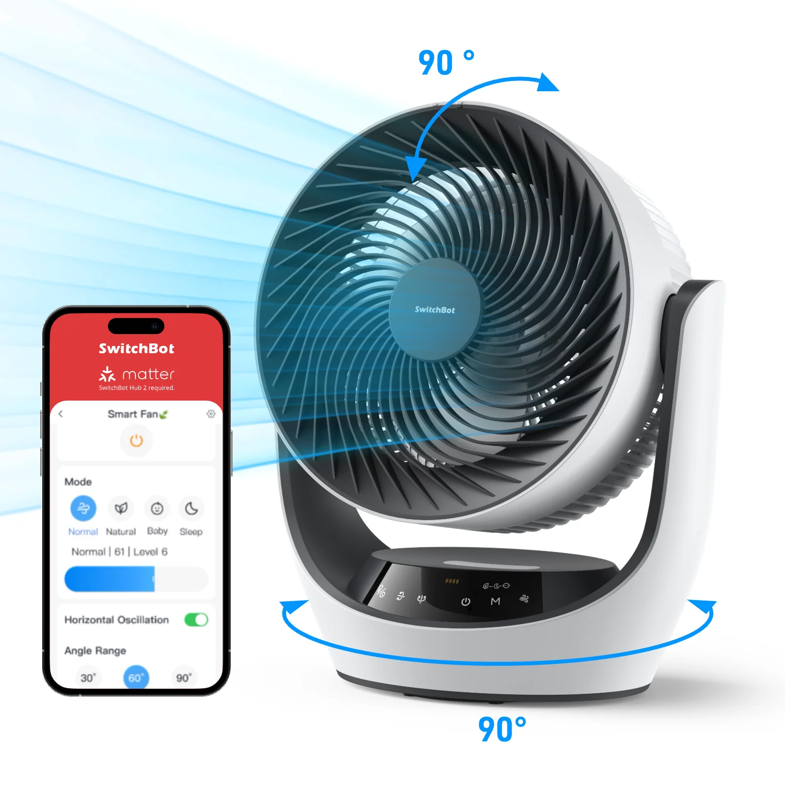 SwitchBot Battery Circulator Fan - Image 2