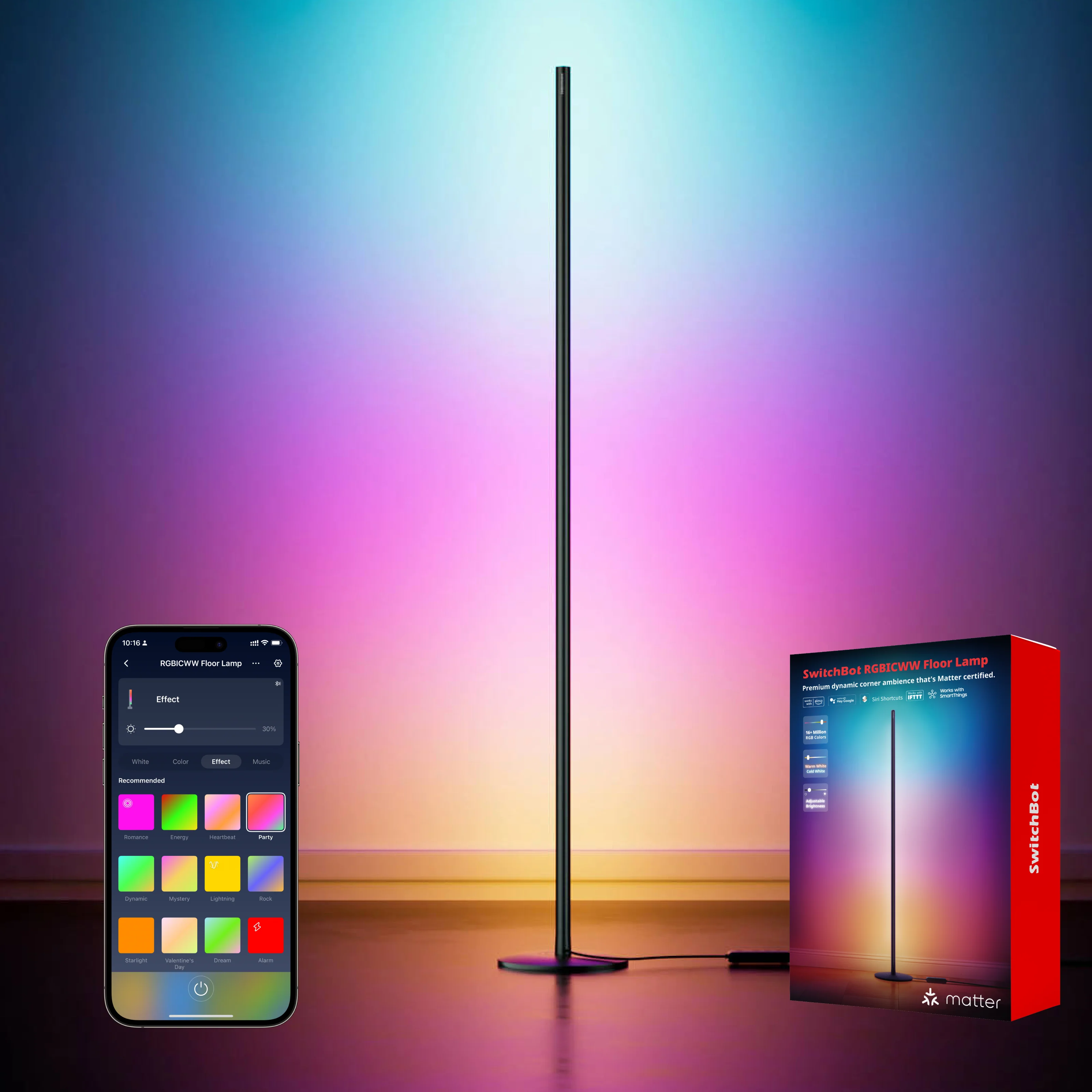 SwitchBot RGBICWW Floor Lamp - Image 2