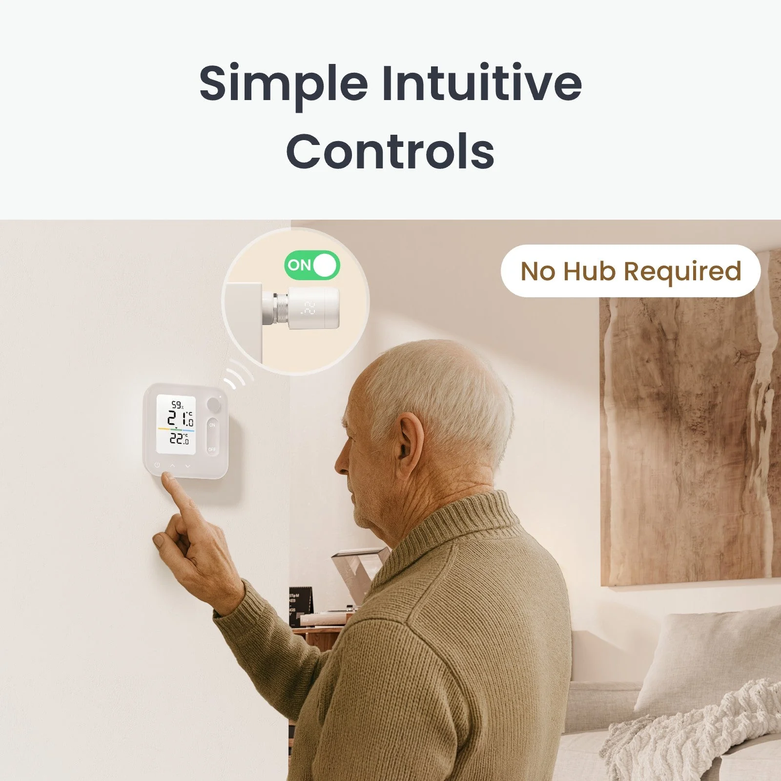 SwitchBot Smart Radiator Thermostat Panel Matter Combo - Image 6
