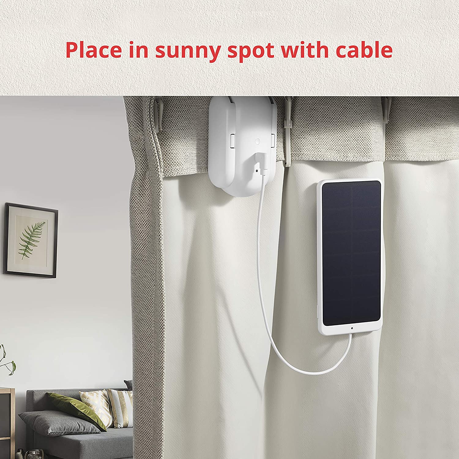 SwitchBot Solar Panel  for Curtain 2 - Image 3